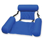 Inflatable Pool Lounger with Backrest