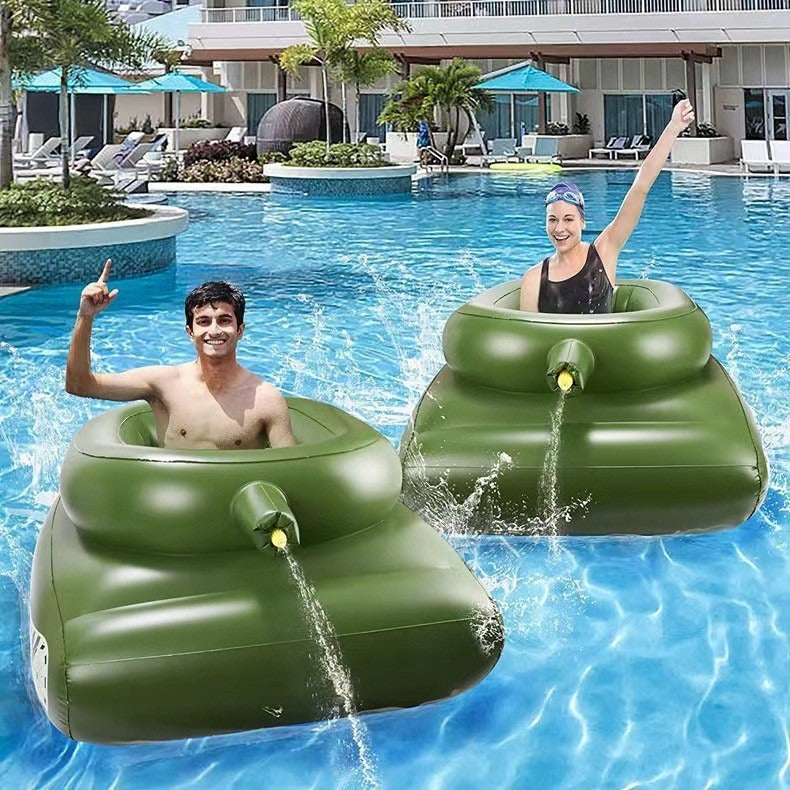 Inflatable Battle Tank Pool Float