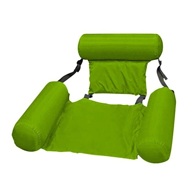 Inflatable Pool Lounger with Backrest