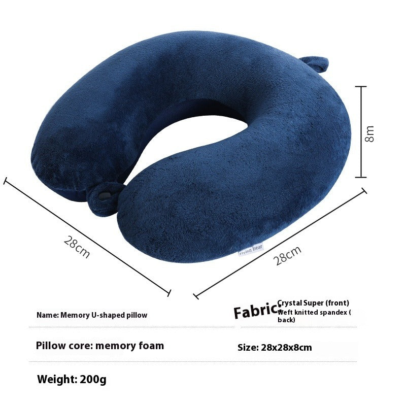 Memory Foam U-Shaped Travel Neck Pillow