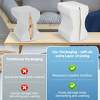 Leg Lock Memory Foam Pillow for Lower Back Pain & Pregnancy