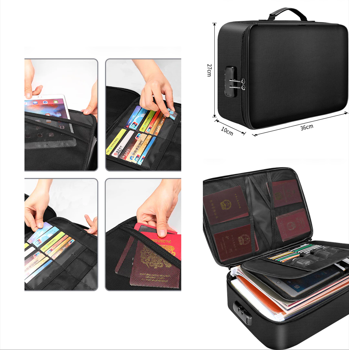 FireProof Document Organizer Bag — Protect What Can't Be Replaced