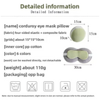 U-Shaped Travel Pillow with Blackout Sleep Mask 2-in-1