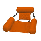 Inflatable Pool Lounger with Backrest