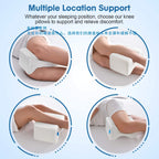 Leg Lock Memory Foam Pillow for Lower Back Pain & Pregnancy