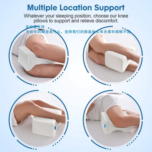 Leg Lock Memory Foam Pillow for Lower Back Pain & Pregnancy