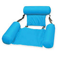 Inflatable Pool Lounger with Backrest