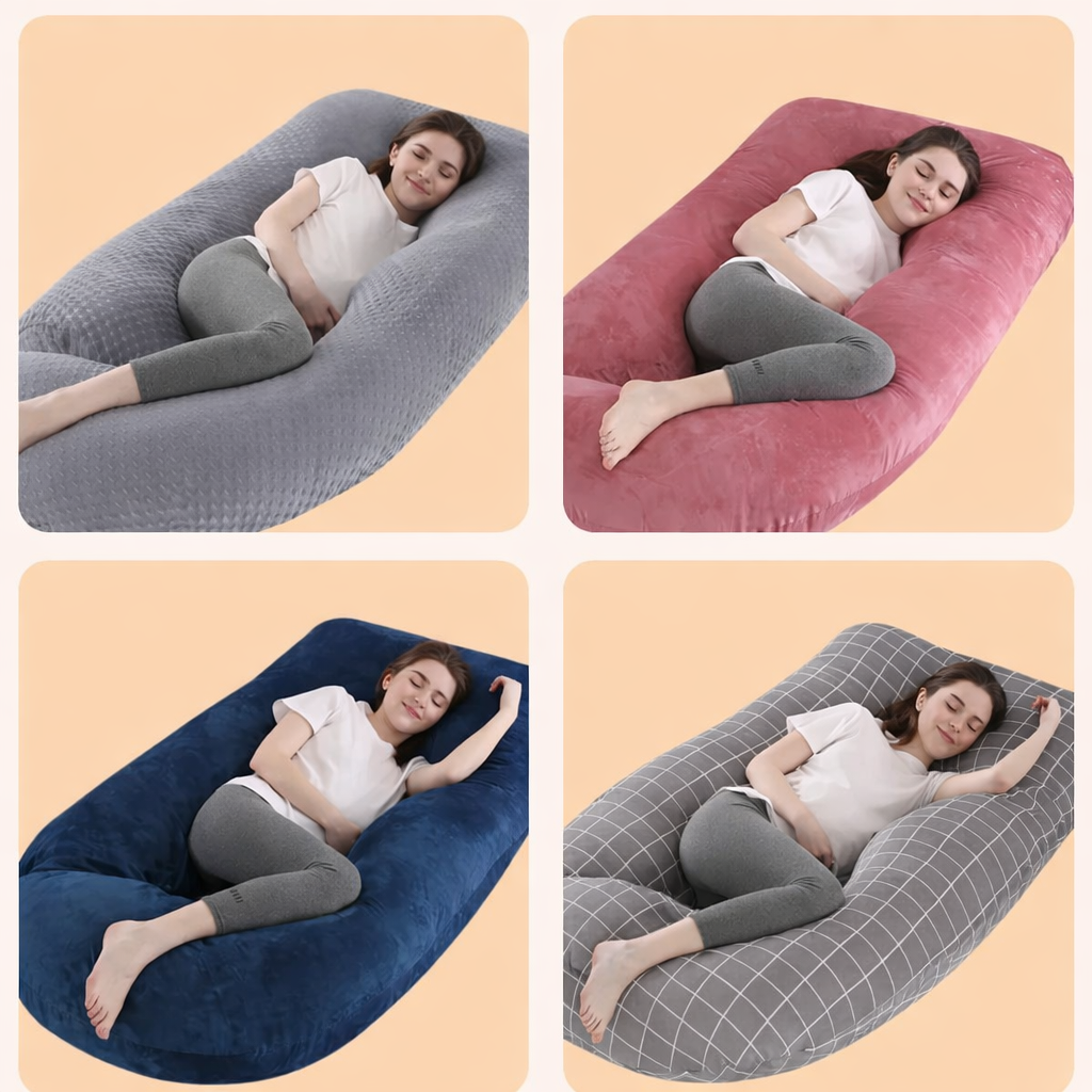 Maternity J-Shaped Pillow Waist Support
