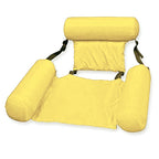 Inflatable Pool Lounger with Backrest