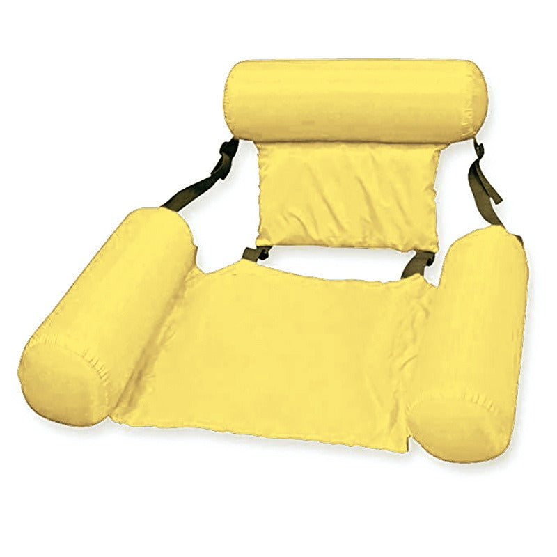 Inflatable Pool Lounger with Backrest