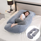 Maternity J-Shaped Pillow Waist Support