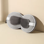 U-Shaped Travel Pillow with Blackout Sleep Mask 2-in-1